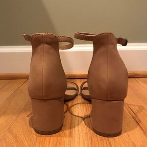 Nude heels from target